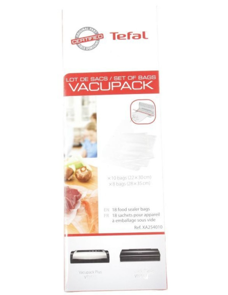 SET 10 BOLSAS PARA ENVASADORA AL VACÍO GROUPE SEB XA254010