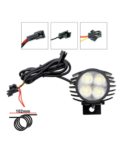 Faro led con claxon FC1 12-72v  53511