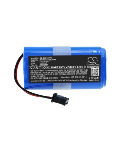 BATERÍA ASPIRADORA CONGA 890