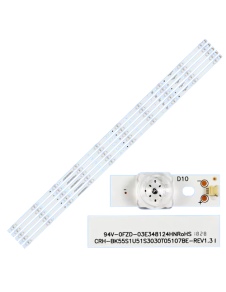 KIT DE TIRAS LED 55" HISENSE 5pcs