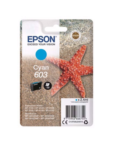 CARTUCHO DE TINTA EPSON CYAN 603