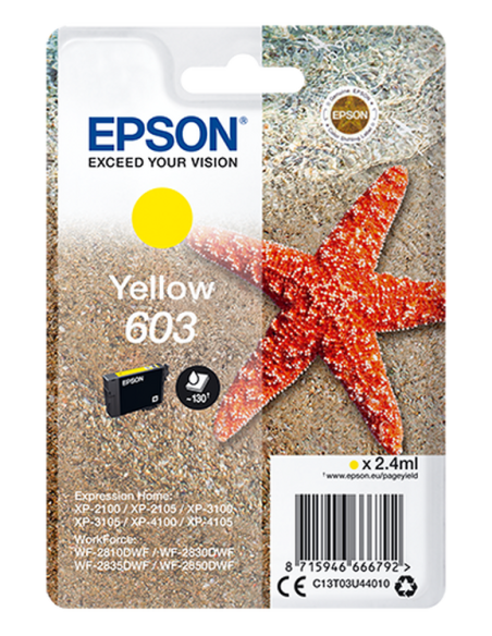 CARTUCHO DE TINTA EPSON AMARILLO 603