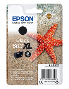 CARTUCHO DE TINTA EPSON NEGRO 603 XL