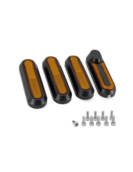 CATADIÓPTRICO NEGRO CON REFLECTOR AMARILLO XIAOMI