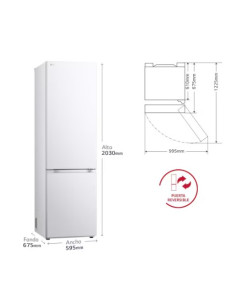 FRIGORÍFICO COMBI DOOR COOLING , 419L, SERIE 700