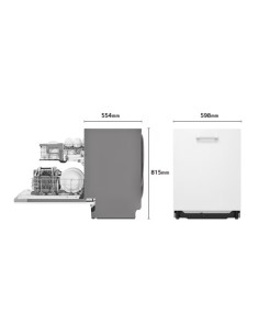 LAVAVAJILLAS INTEGRABLE LG DB242TX