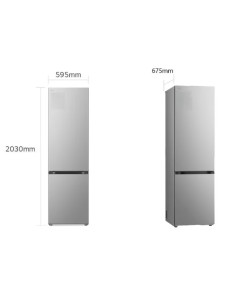 FRIGORÍFICO COMBI LG, SERIE 700, 419L GBV7280AMB