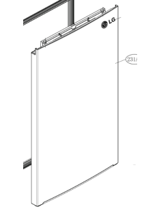 Puerta frigorífico LG ADD76195814