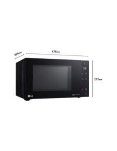 Microondas Grill Negro Inverter 1000W de 25 litros LG...