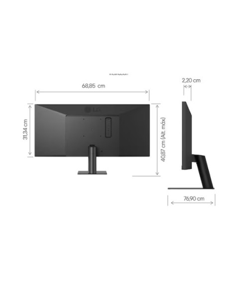 Monitor LG UltraWide 29'', IPS, UWFHD, 100 Hz, Negro LG 29U511A-B.AEU