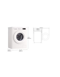Lavasecadora Inverter | LG W4X1085NWH, Direct Drive,6...