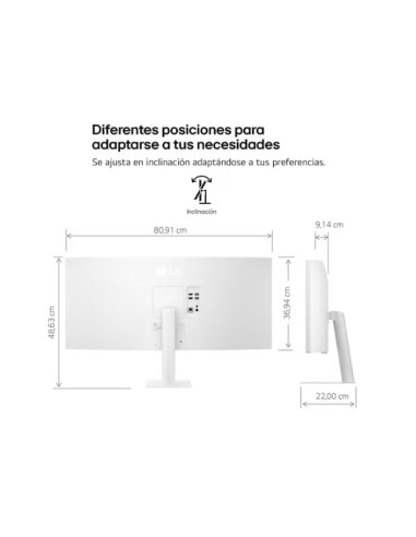 LG Smart Monitor 34", webOS24, WQHD, 21:9,...