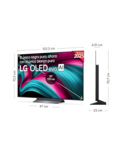 Smart TV LG OLED evo AI C5 55 pulgadas 4K 2025...