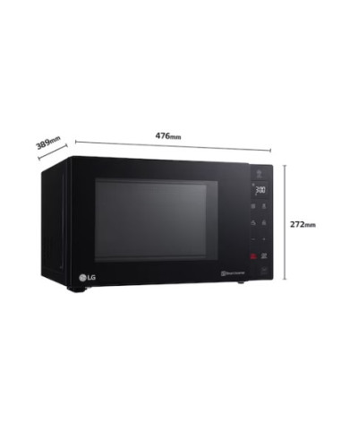 Microondas Grill Negro Inverter 1000W de 25...