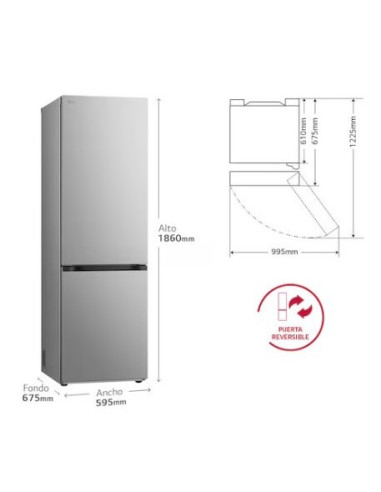 Frigorífico Combi Door Cooling+, 1,86m,...