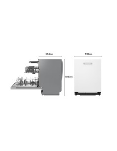 Lavavajillas Integrable, LG QuadWashᵀᴹ Steam, A, con...