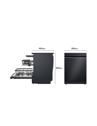 Lavavajillas LG QuadWashᵀᴹ Steam, Acero negro...
