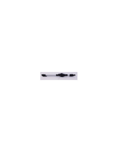 Tubo telescópico para aspiradora, gris/negro