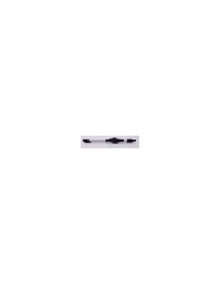 Tubo telescópico para aspiradora, gris/negro